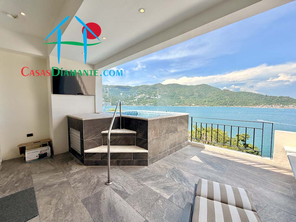 Vista Real Portonovo N 12 - Terraza con jacuzzi 12